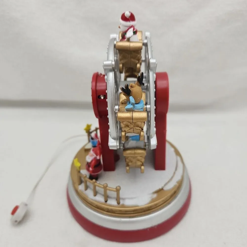 House Ferris Wheel Musical Animated Lights 7” Christmas Pan Asian Carnival